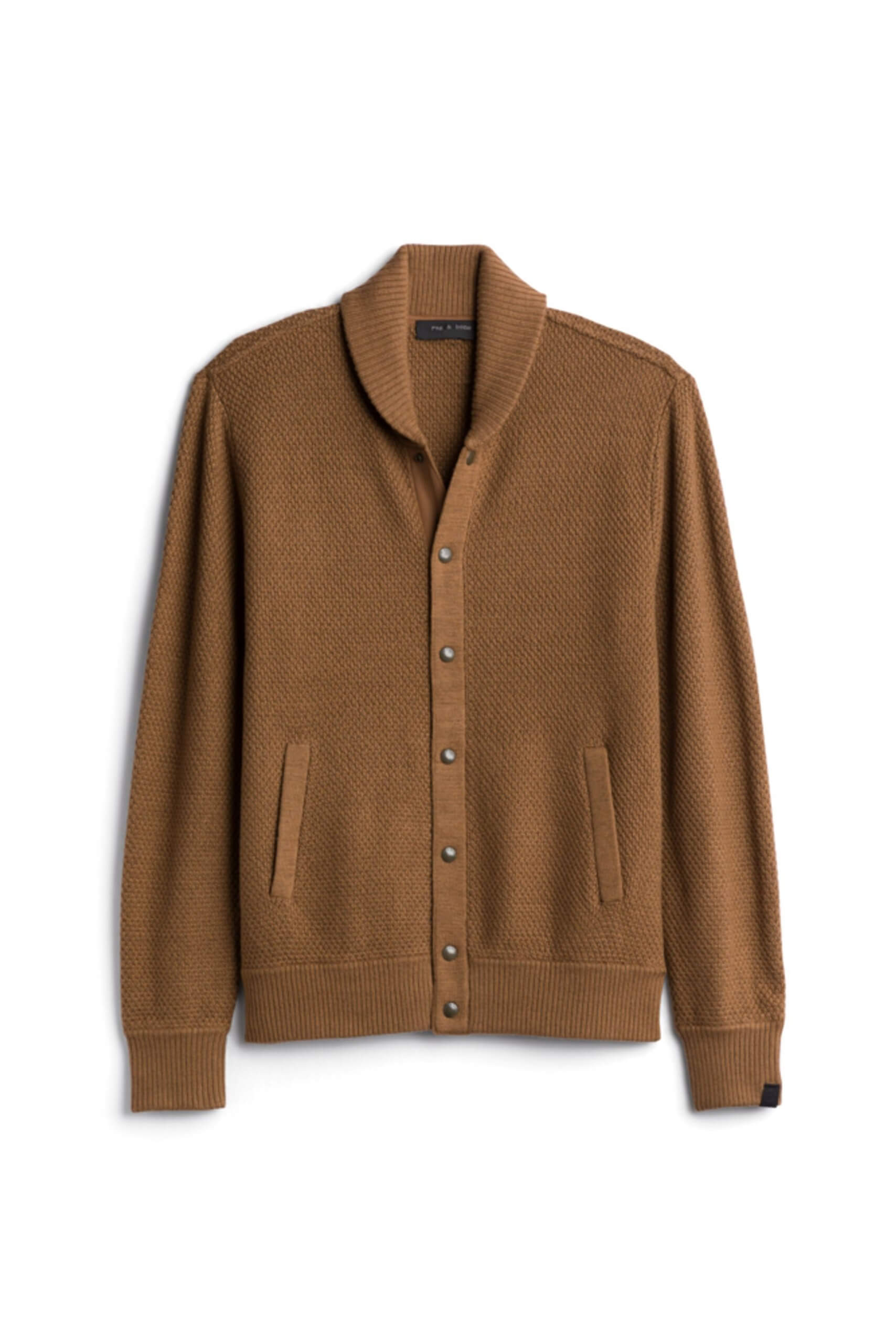 Stitch Fix Men’s brown shawl cardigan.