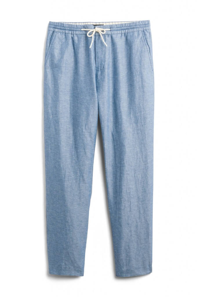 Stitch Fix Men's blue linen pants.