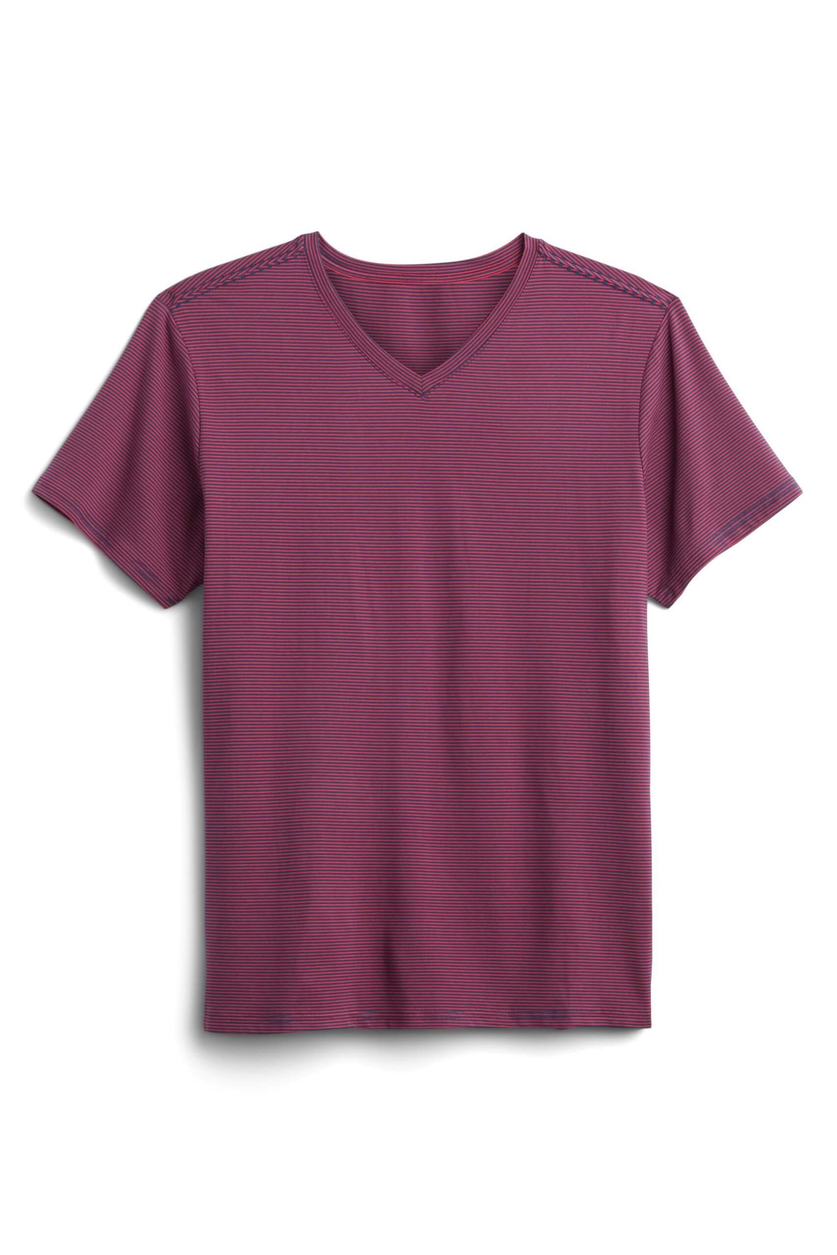 Stitch Fix Men's burgundy v-neck t-shirt.