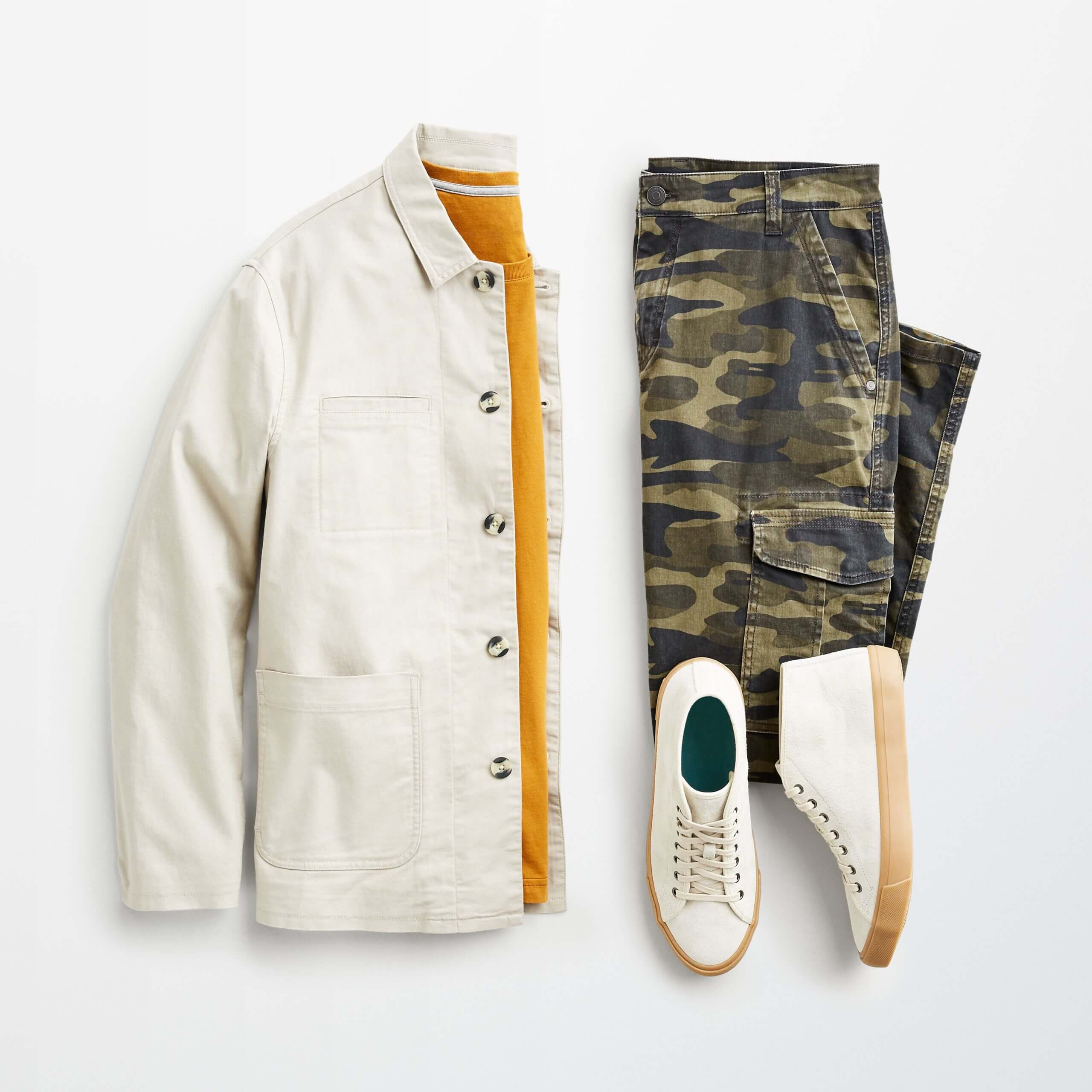 Mustard pants mens outfit sale