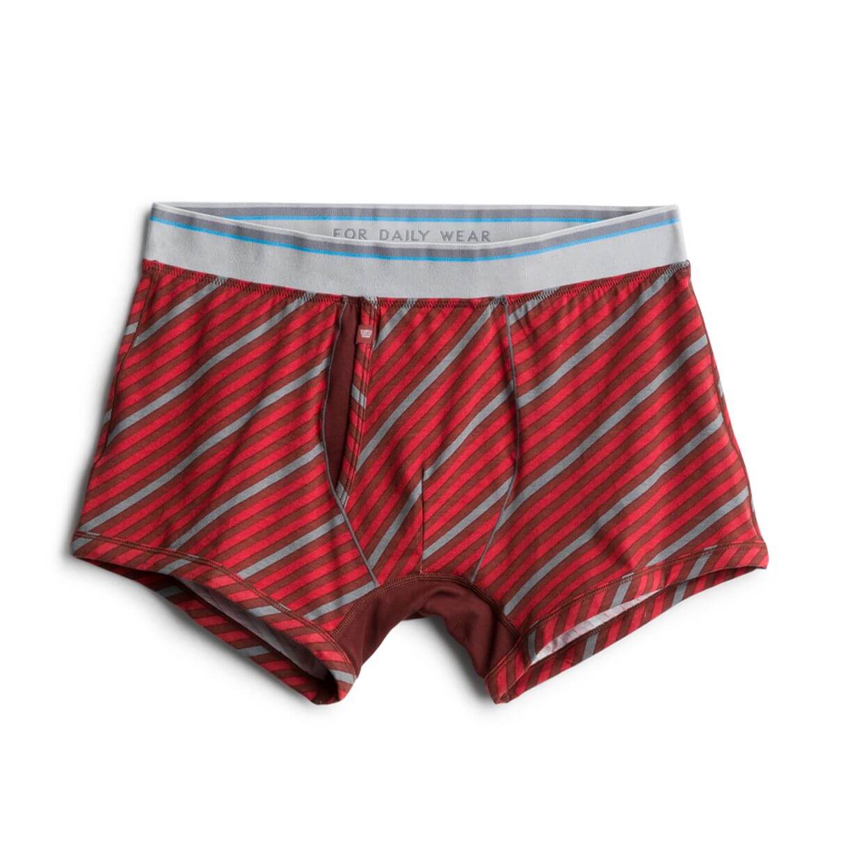 Stitch Fix men's red striped boxers.