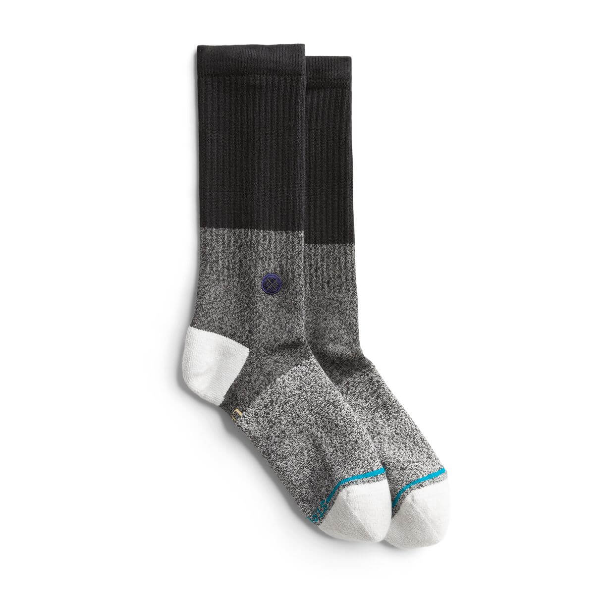 Stitch Fix men's grey and black crew socks.