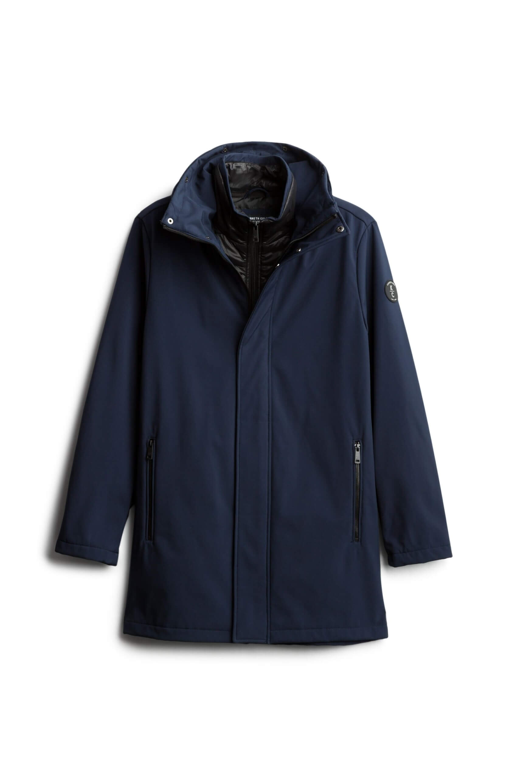 Stitch Fix Men's navy blue parka. 