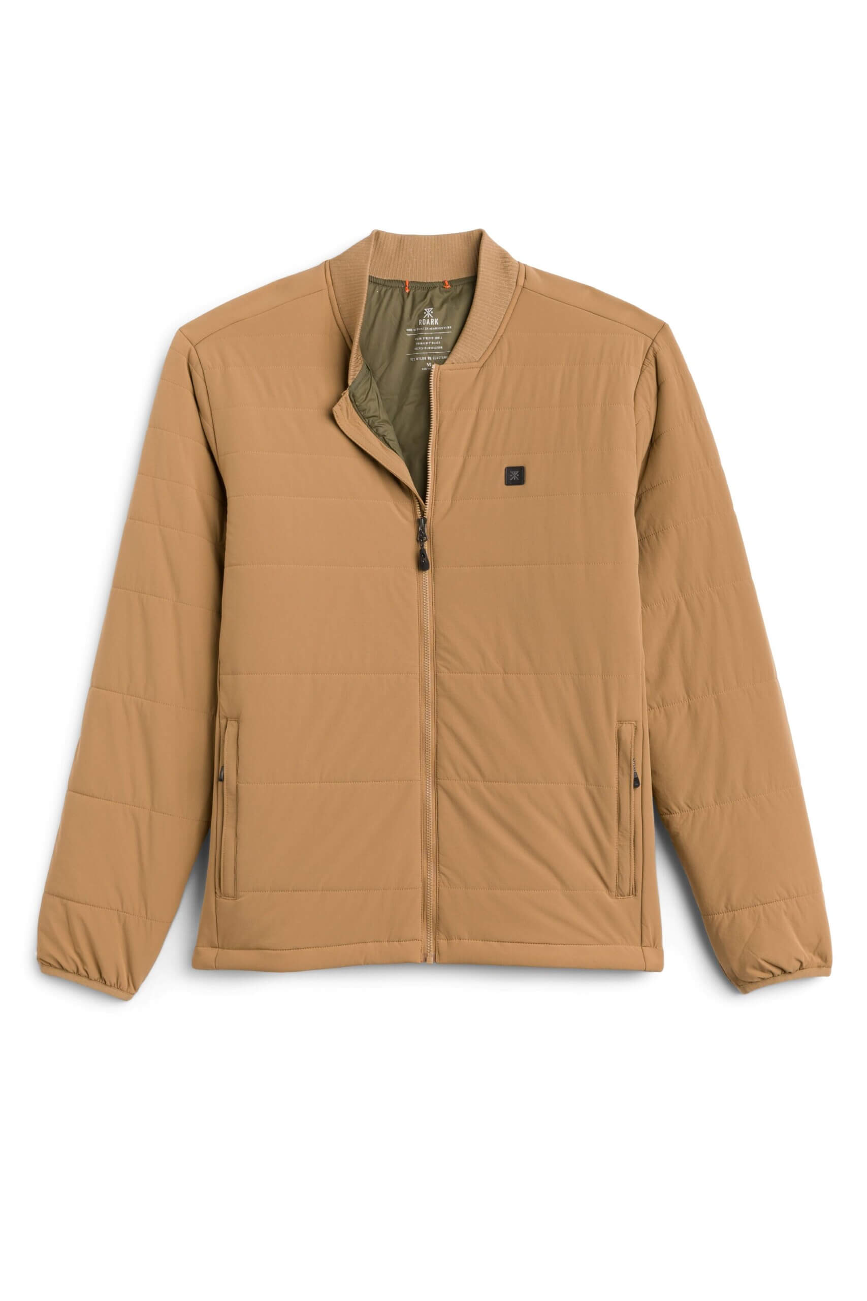 Stitch Fix men's tan bomber jacket. 