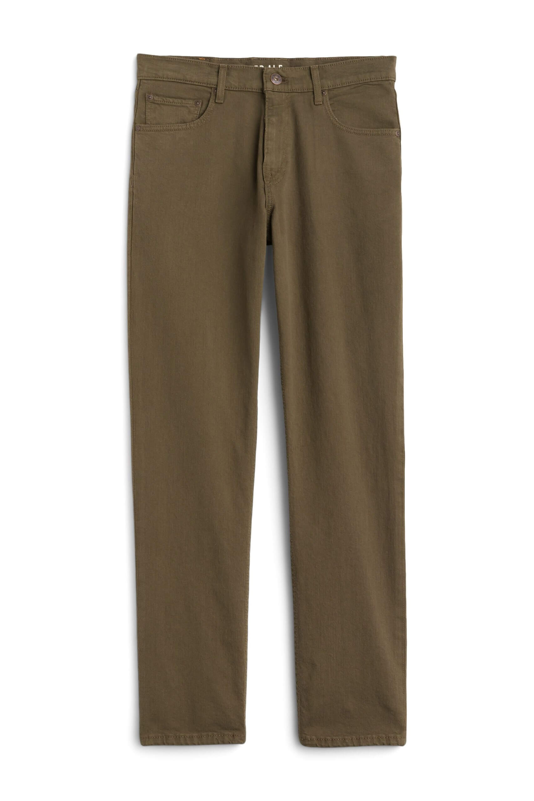 Stitch Fix men's olive jeans.