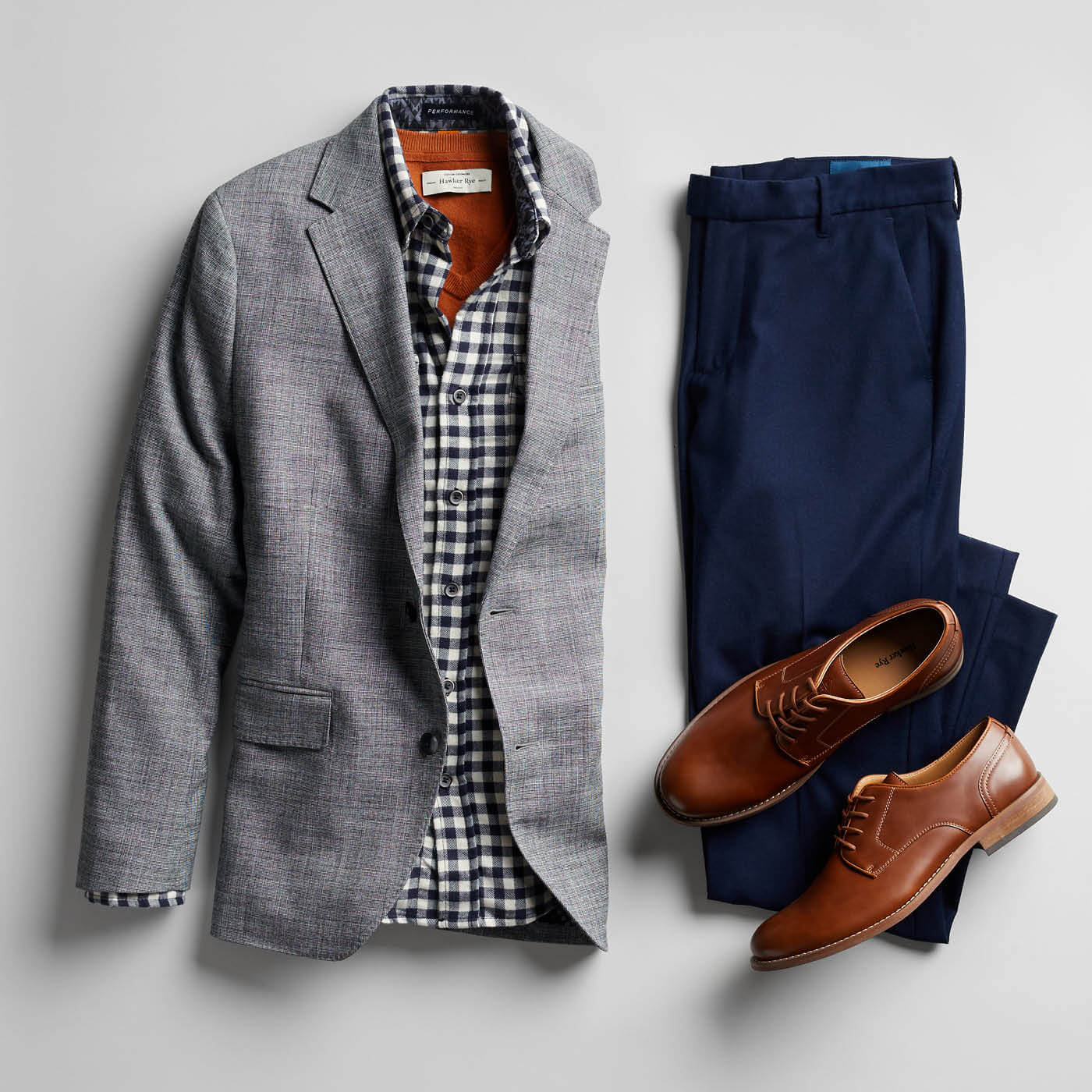 grey and blue