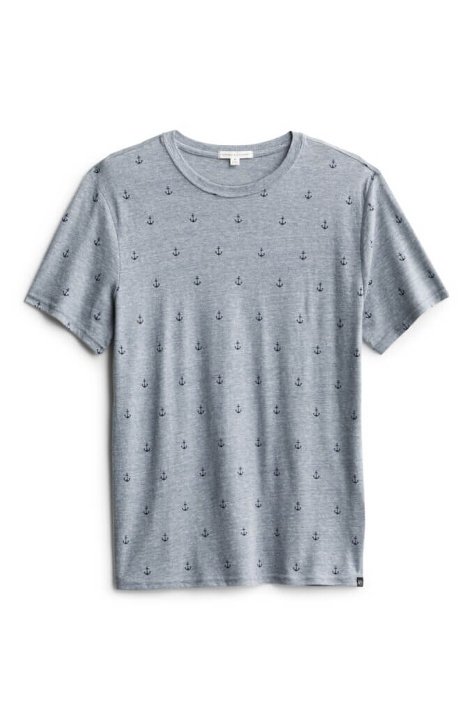Stitch Fix Men’s navy blue anchor print t-shirt.