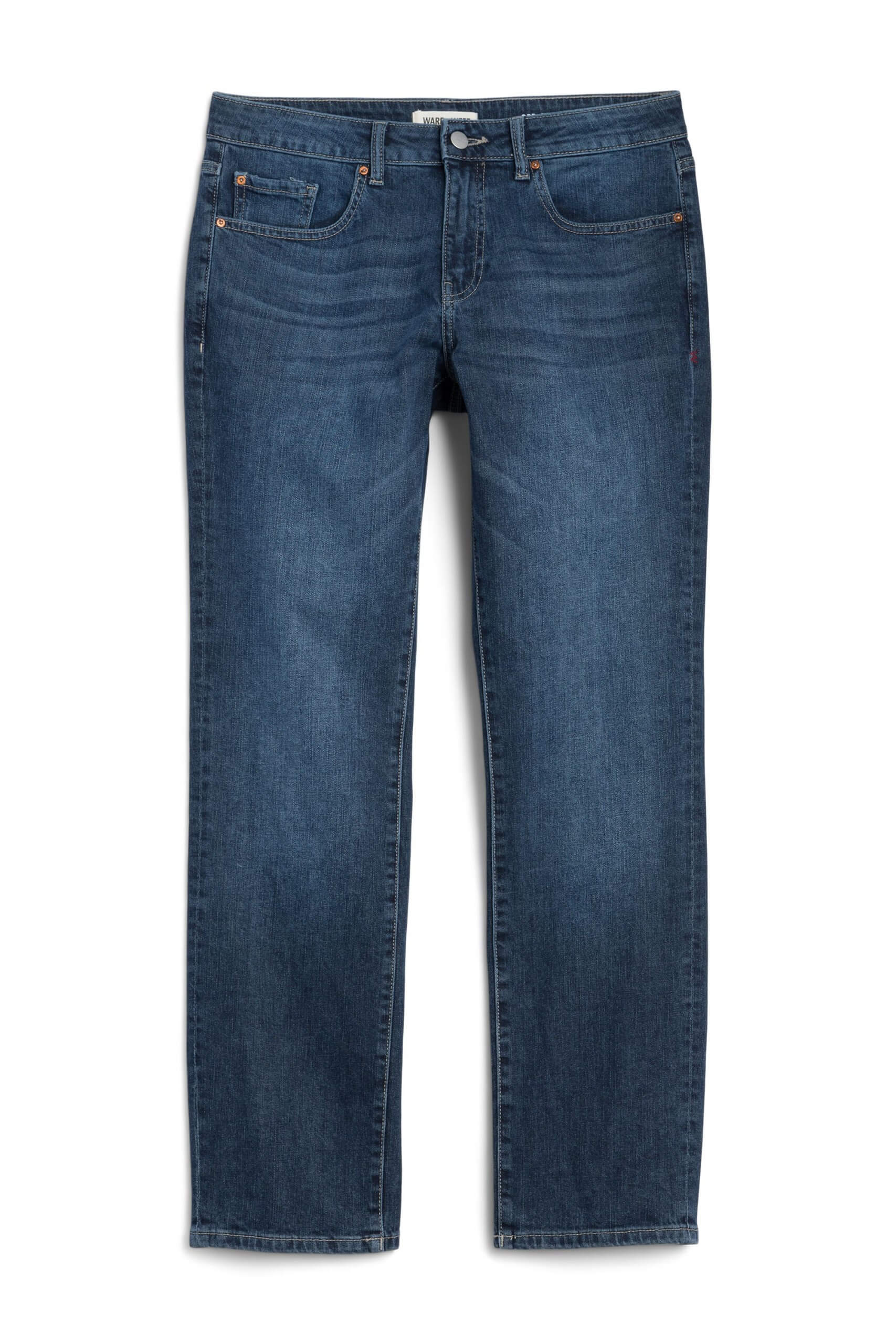 Stitch Fix men’s dark-wash blue jeans.