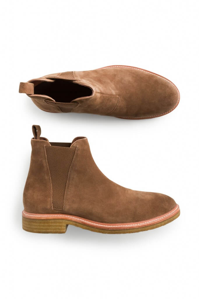 Stitch Fix men’s brown suede Chelsea boots.
