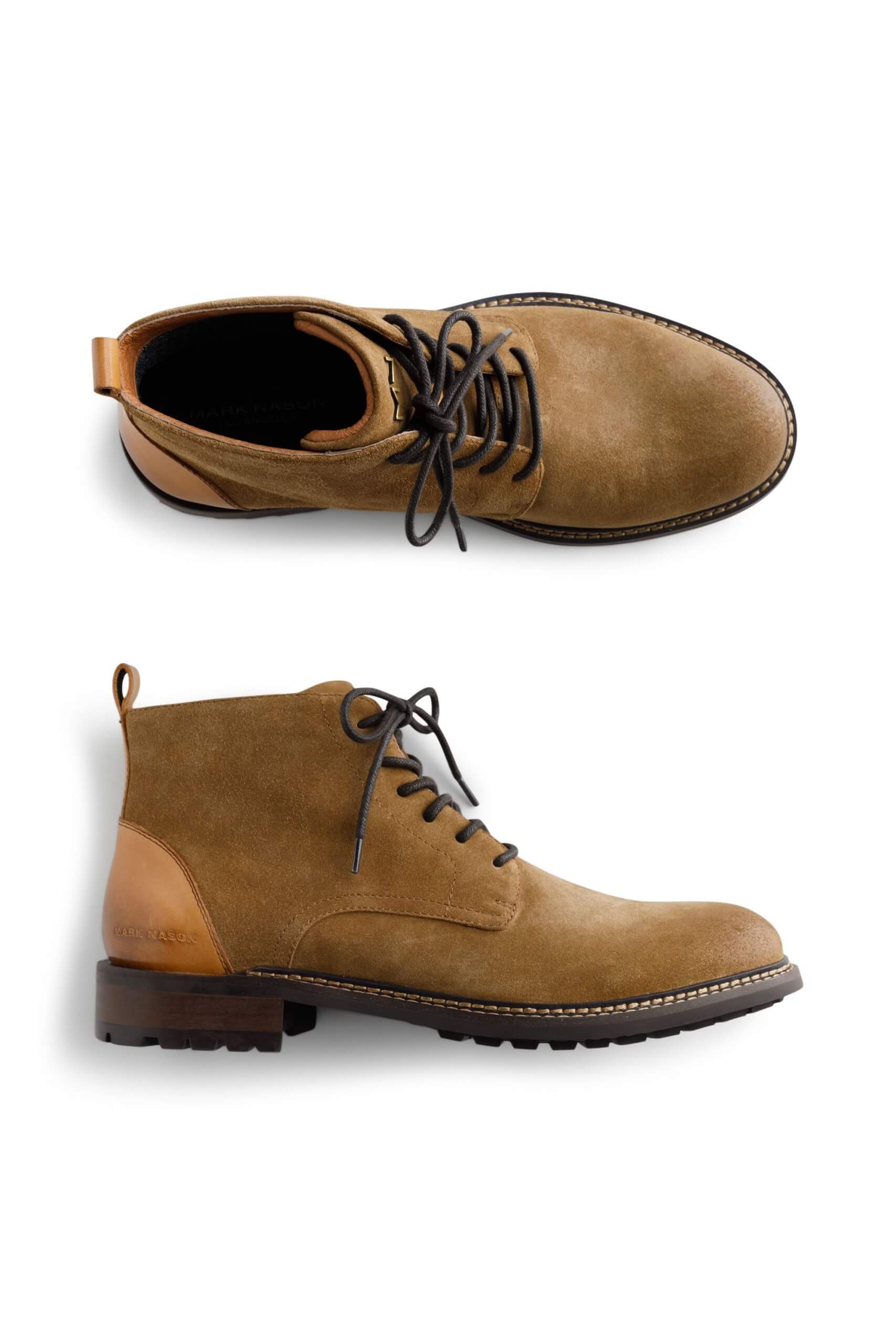Stitch Fix men’s brown lace-up hiking boots.
