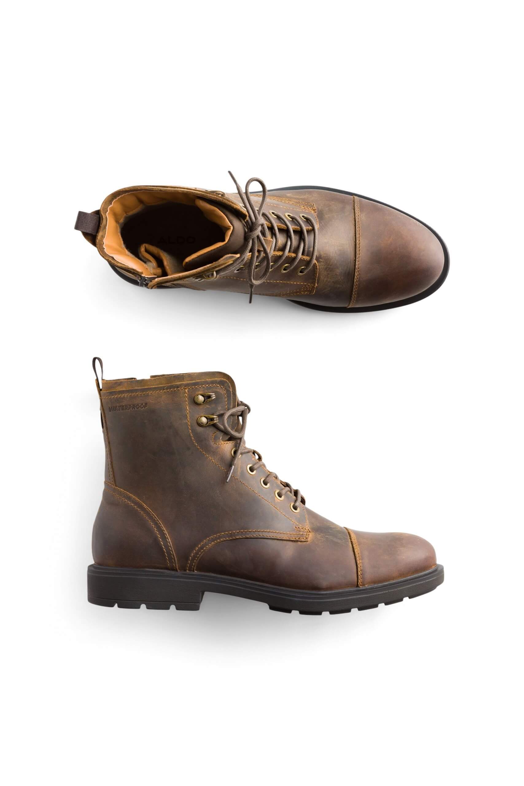 Stitch Fix men’s brown combat boots.