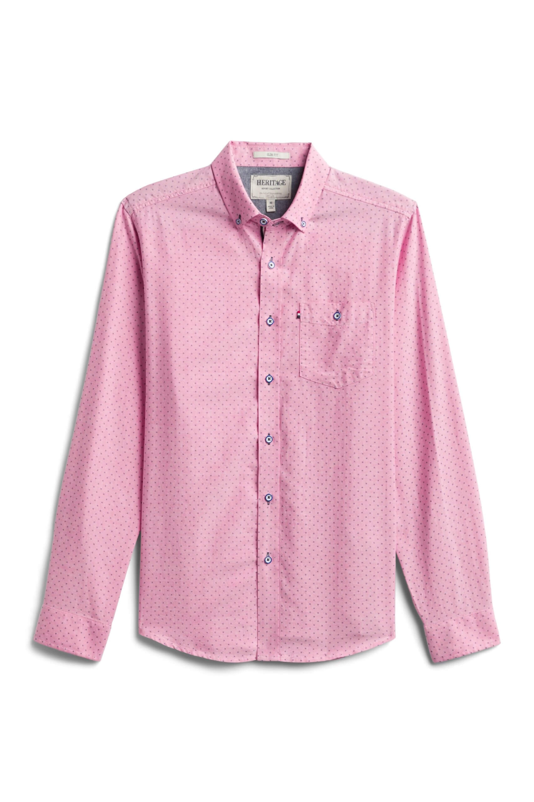 Stitch Fix men’s pink long-sleeve button-down.