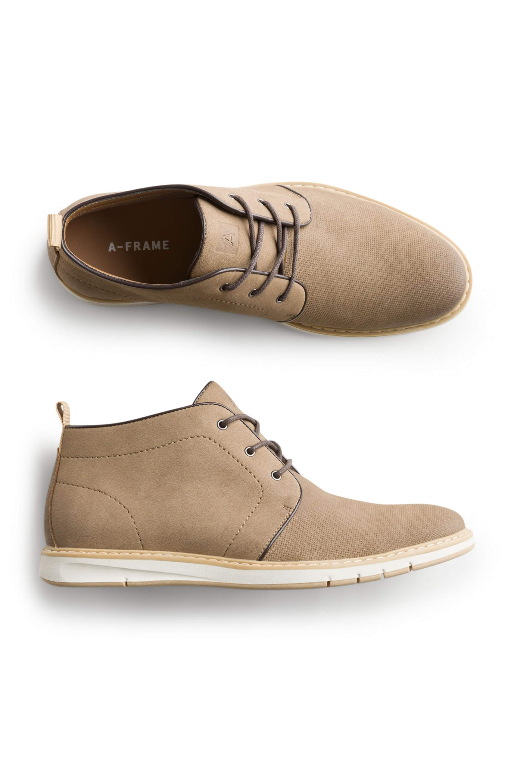 Stitch Fix men’s brown beige Chukka boots.