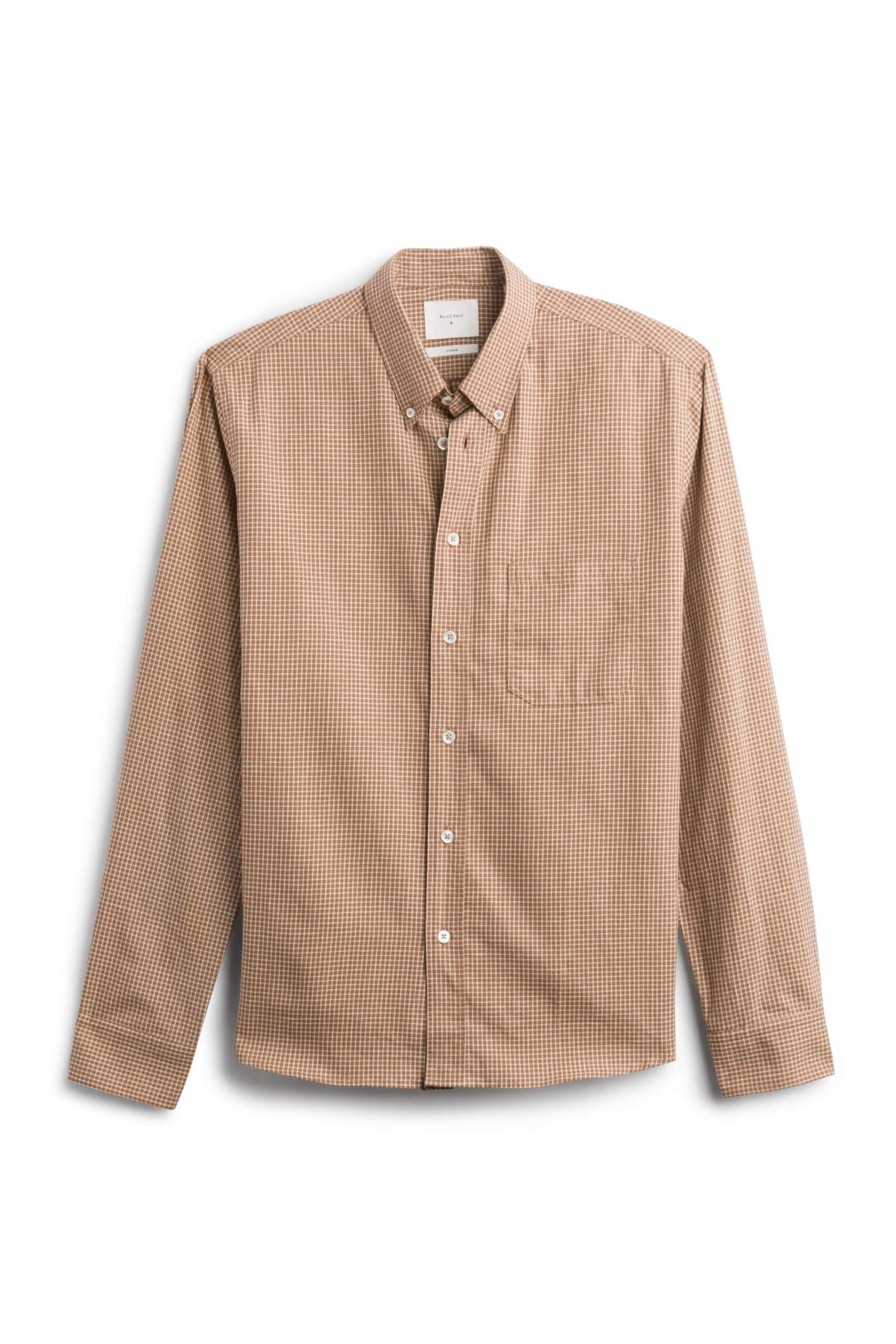 Stitch Fix men’s brown button-down shirt.