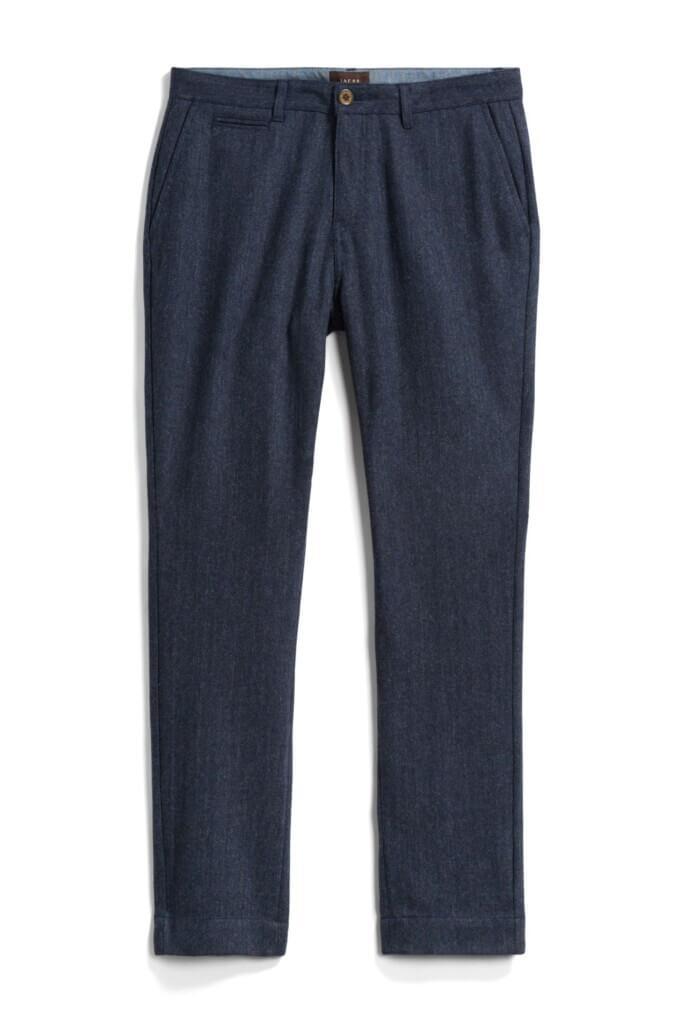 Stitch Fix men’s navy slim-fit trousers.