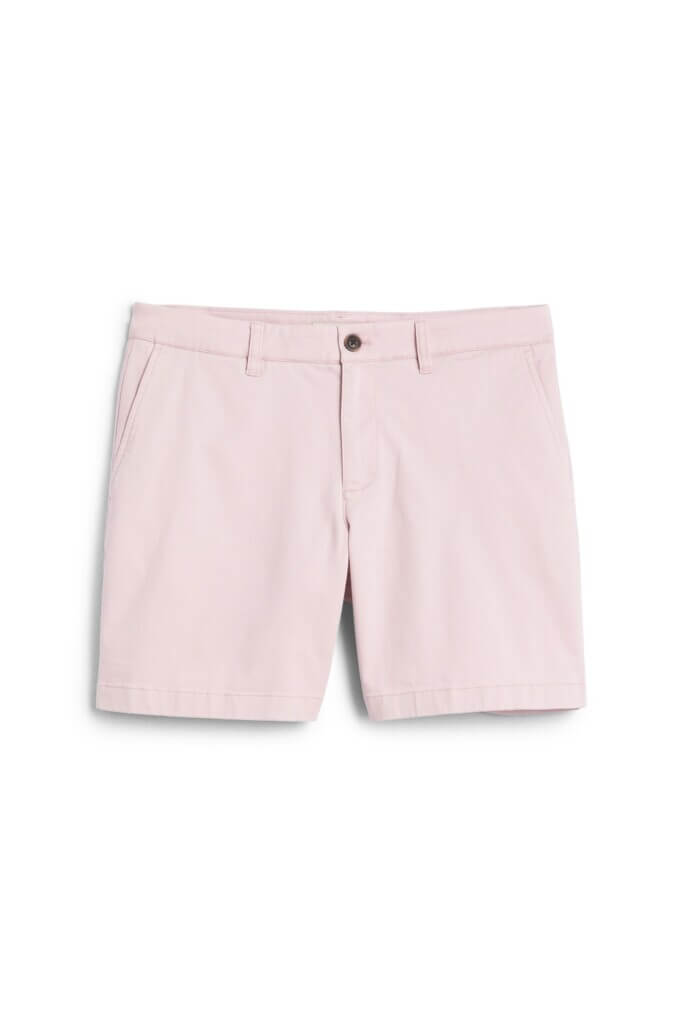 Stitch Fix men’s light pink chino shorts.