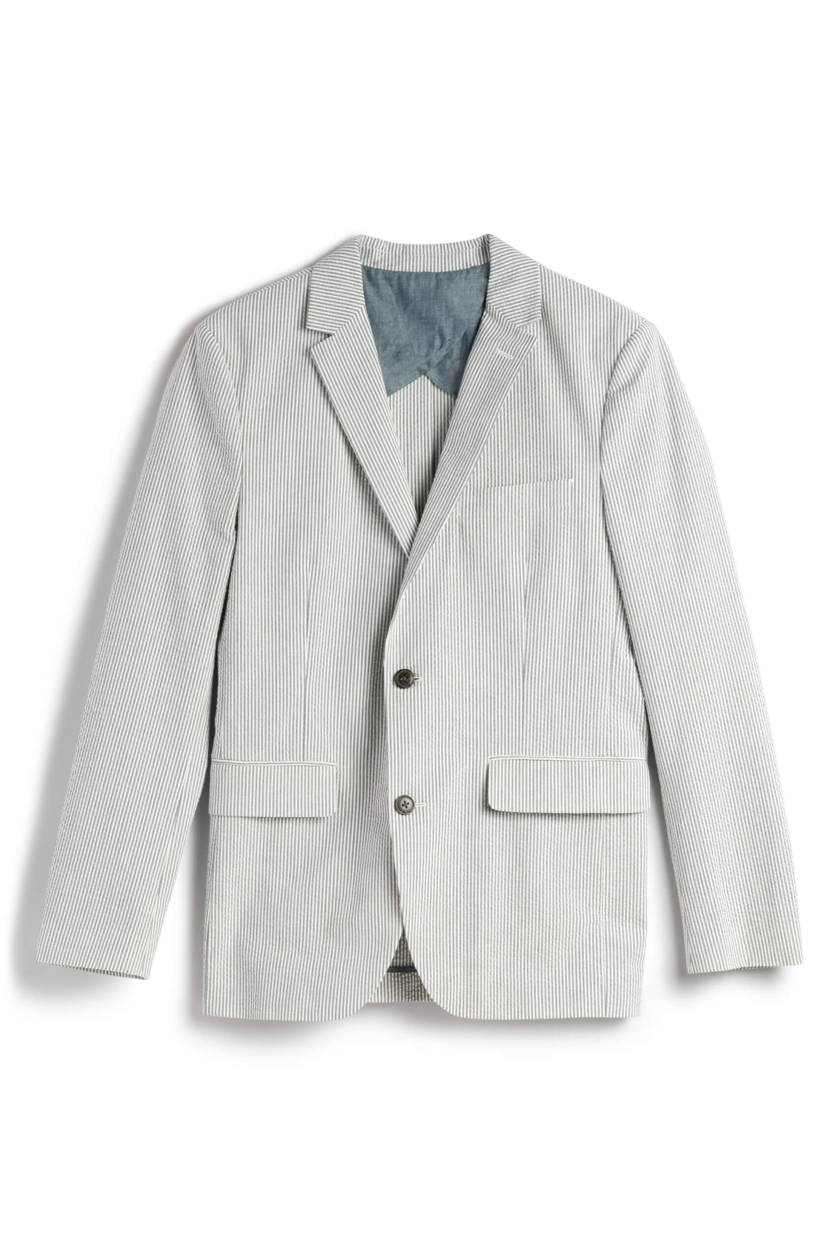 Stitch Fix men’s white and grey micro-stripe sports coat.