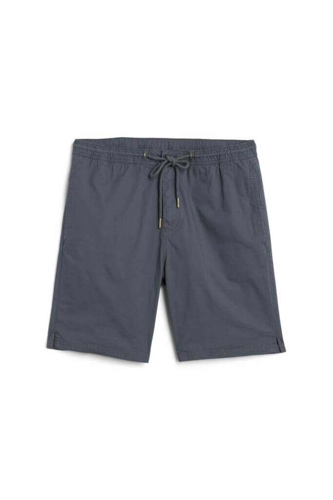 Stitch Fix men’s dark grey hybrid shorts with elastic waistband and drawstring closure