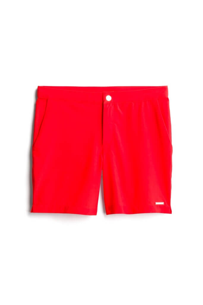 Stitch Fix men’s red button-fly shorts.