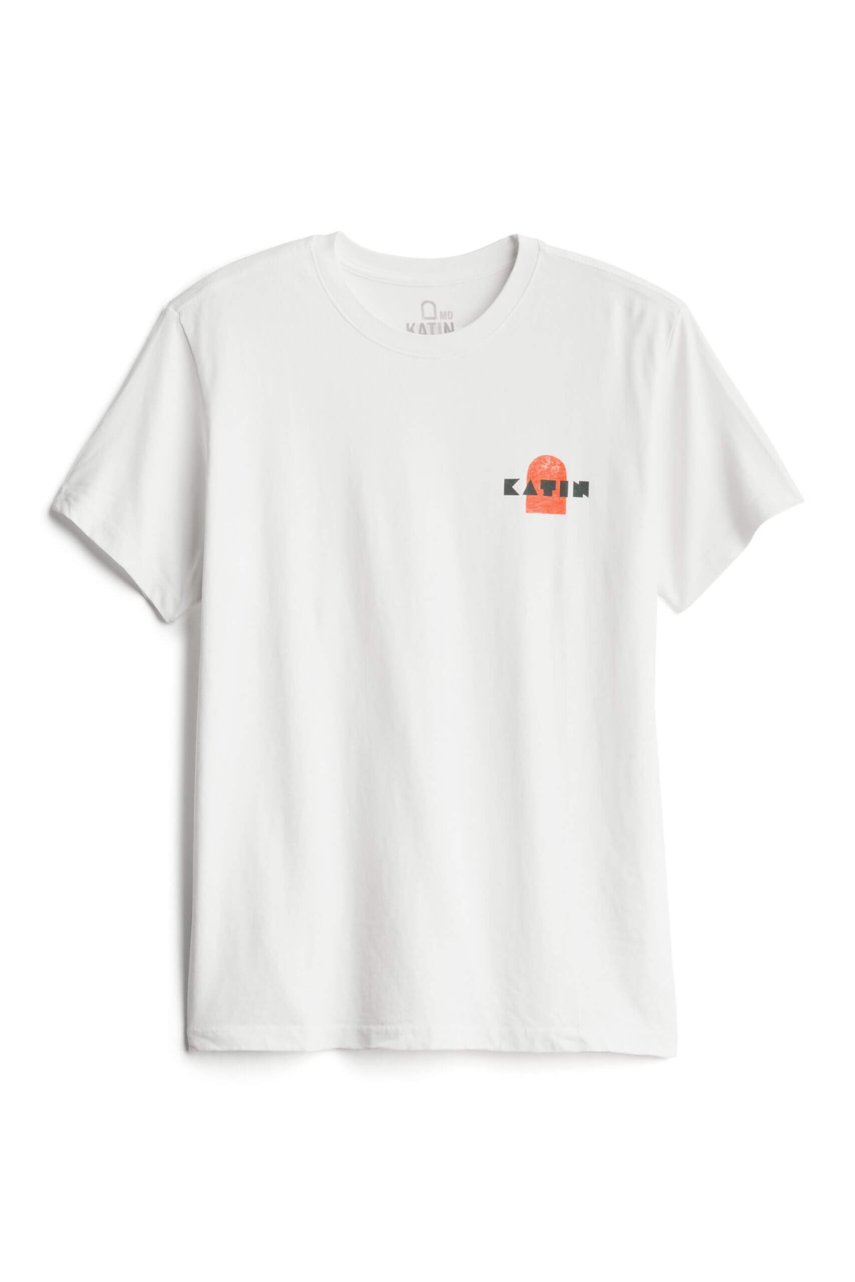 Stitch Fix men’s white short-sleeve T-shirt with graphic print.