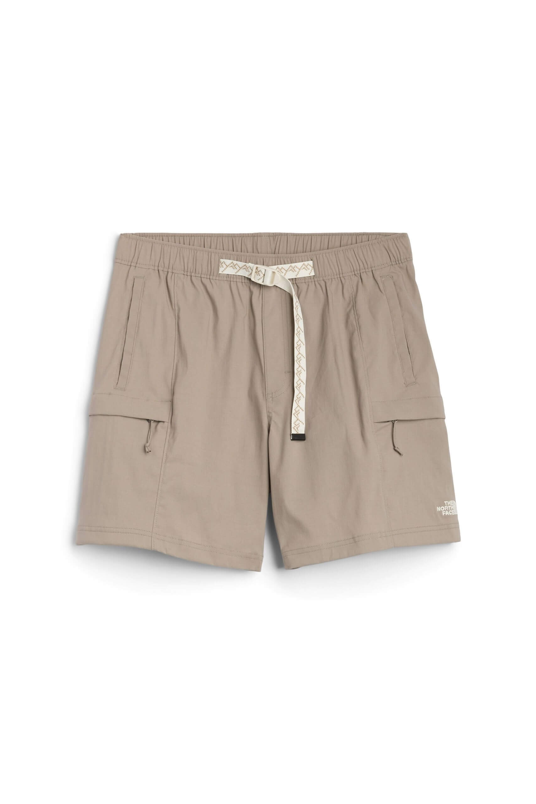 Stitch Fix men’s grey cargo shorts with built-in belt.