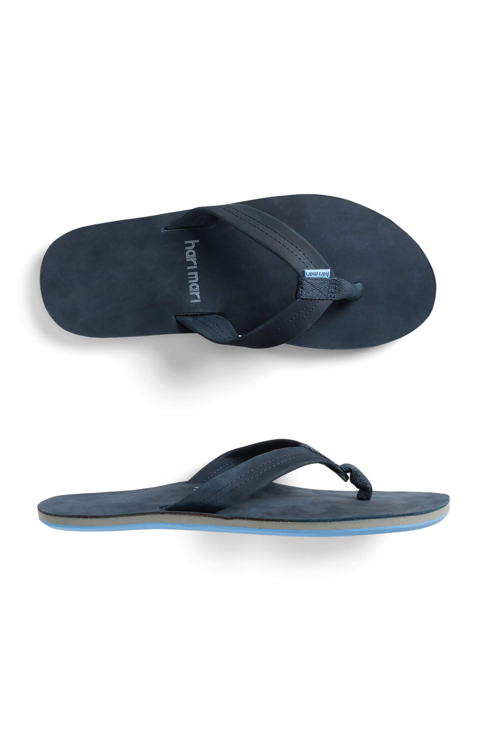 Stitch Fix men’s navy blue flip-flop sandals.