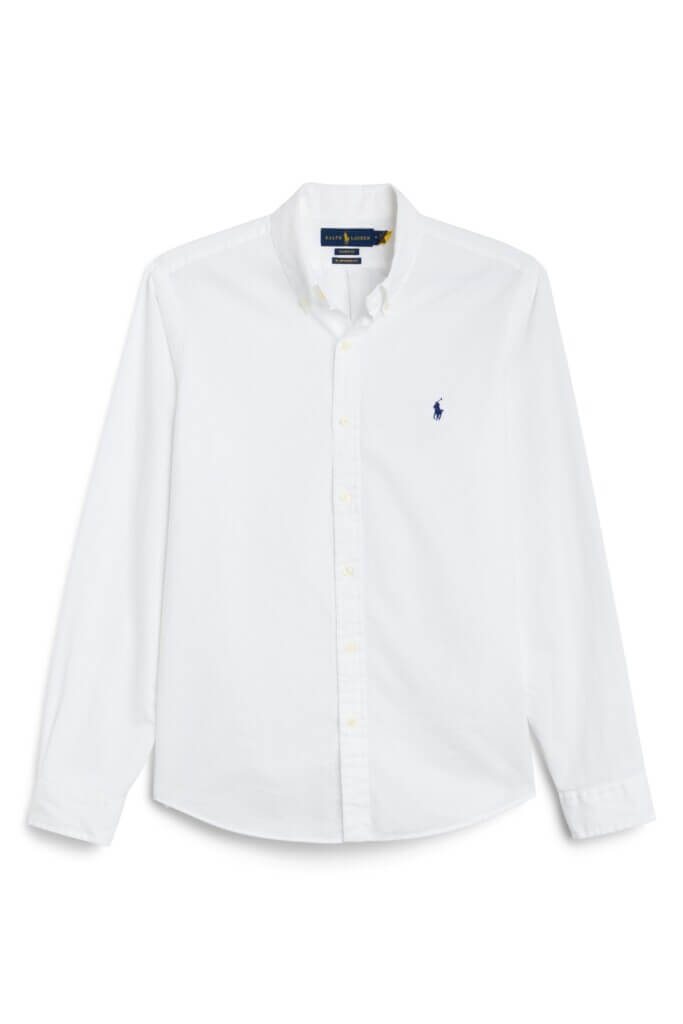 Stitch Fix men’s white button-down dress shirt.