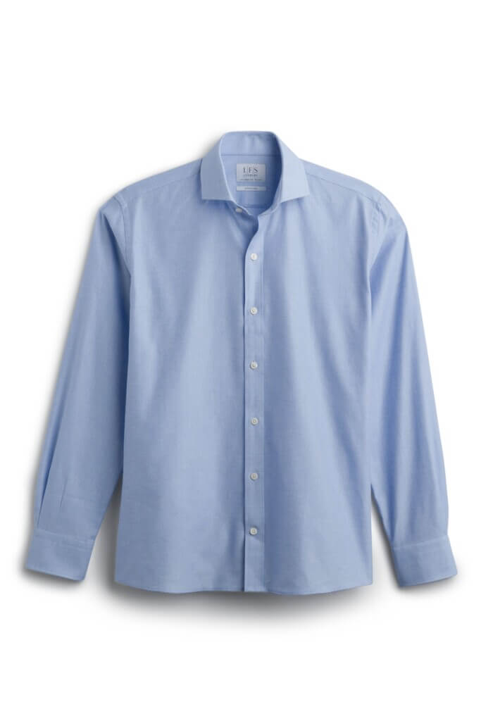 Stitch Fix men’s blue button-down dress shirt.