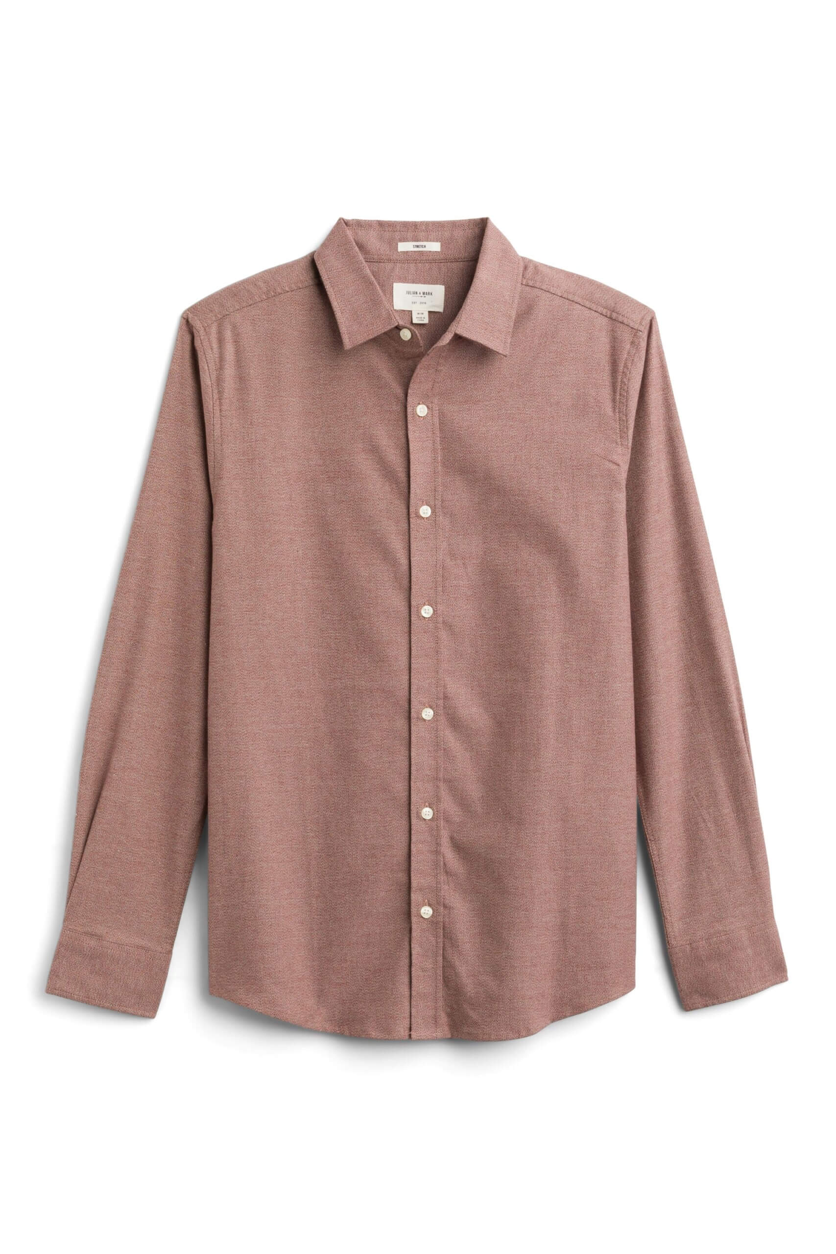 Stitch Fix men’s light brown collared shirt.