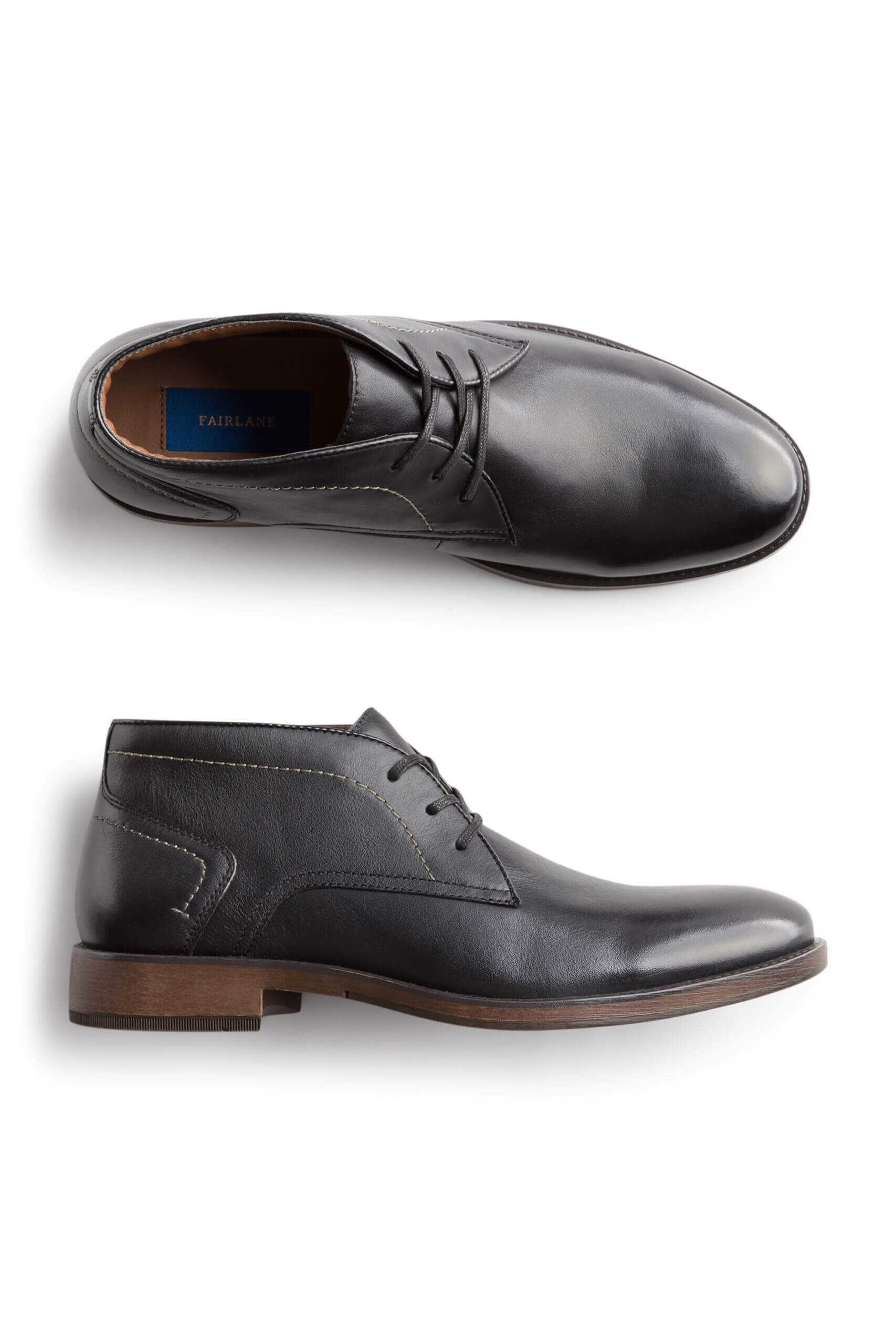Stitch Fix men’s black chukka boots.
