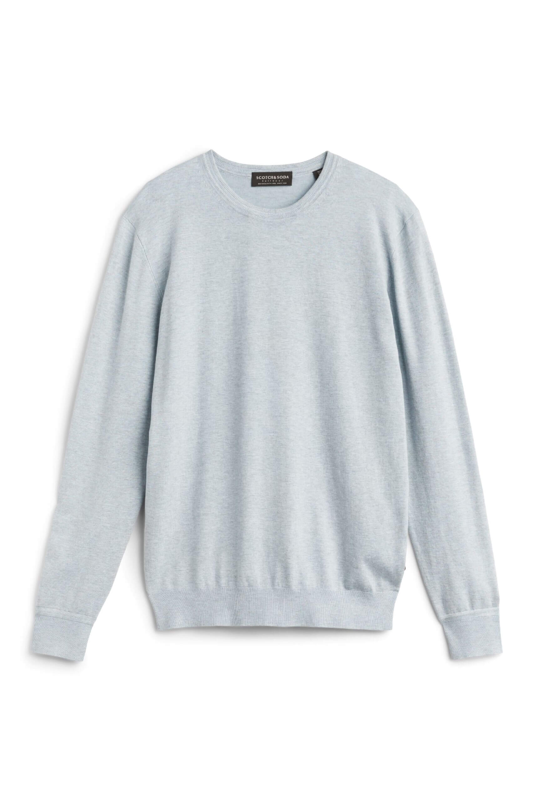 Stitch Fix men's light blue crew neck sweater.