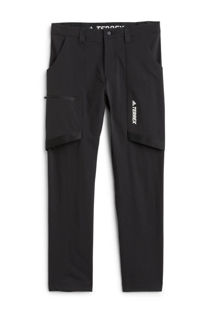 Stitch Fix men’s black pocketed gorpcore hiking pants.