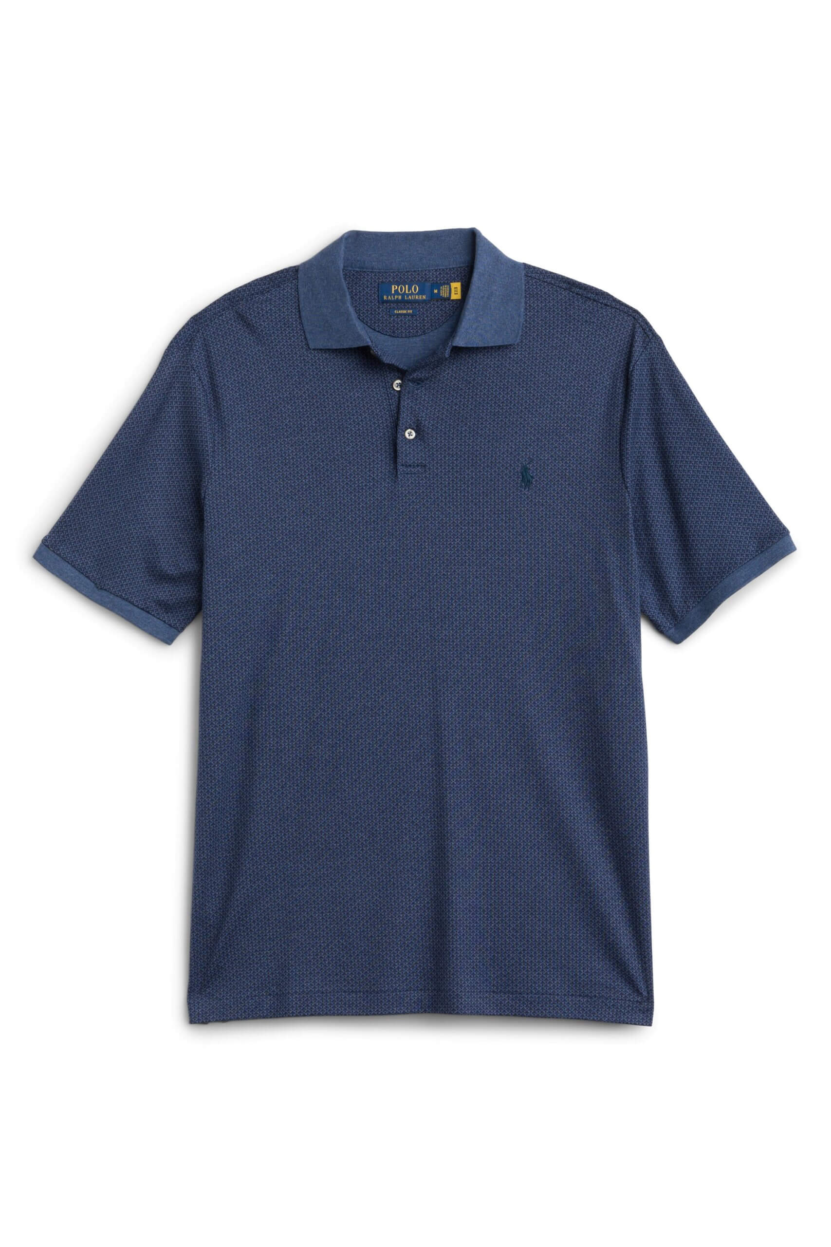 Stitch Fix men’s navy polo shirt with embroidered chest logo.