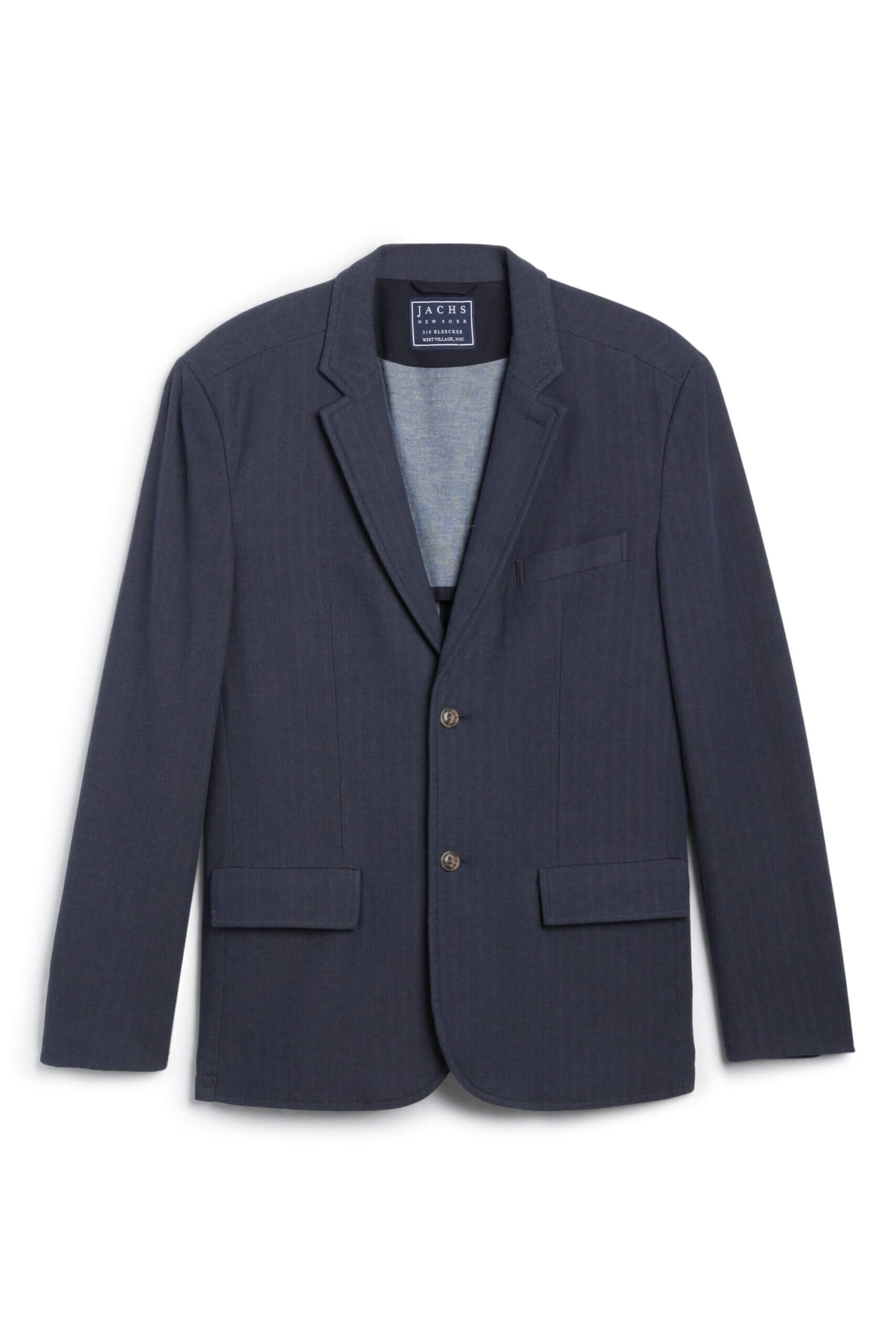 Stitch Fix men’s navy blue seersucker blazer.