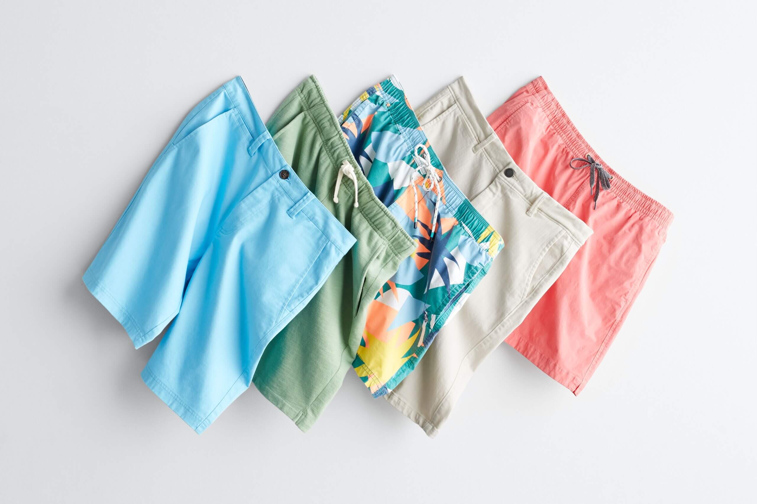 Stitch Fix men’s shorts in a variety of colors and prints.