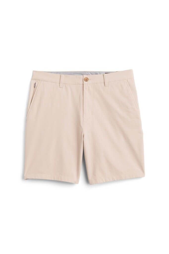 Stitch Fix men’s khaki hybrid shorts.