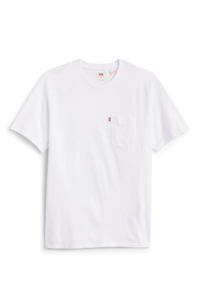 Stitch Fix men’s white T-shirt with pocket.