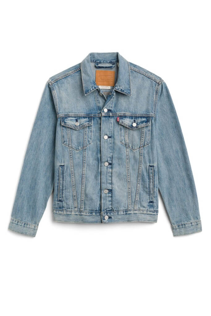 Stitch Fix men’s light blue denim jacket.