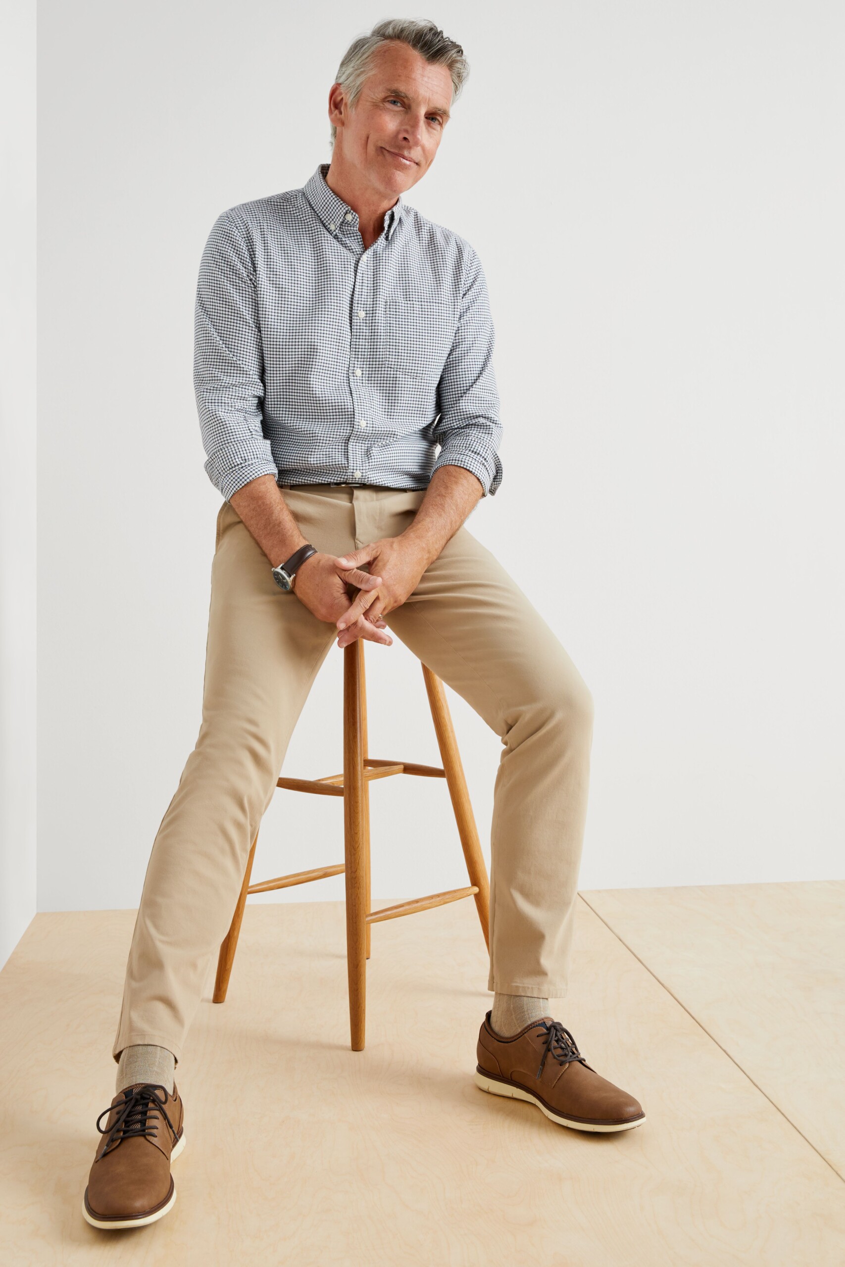 Menstru ci Vita Fold Business Casual Attire Tall z s El jel L 
