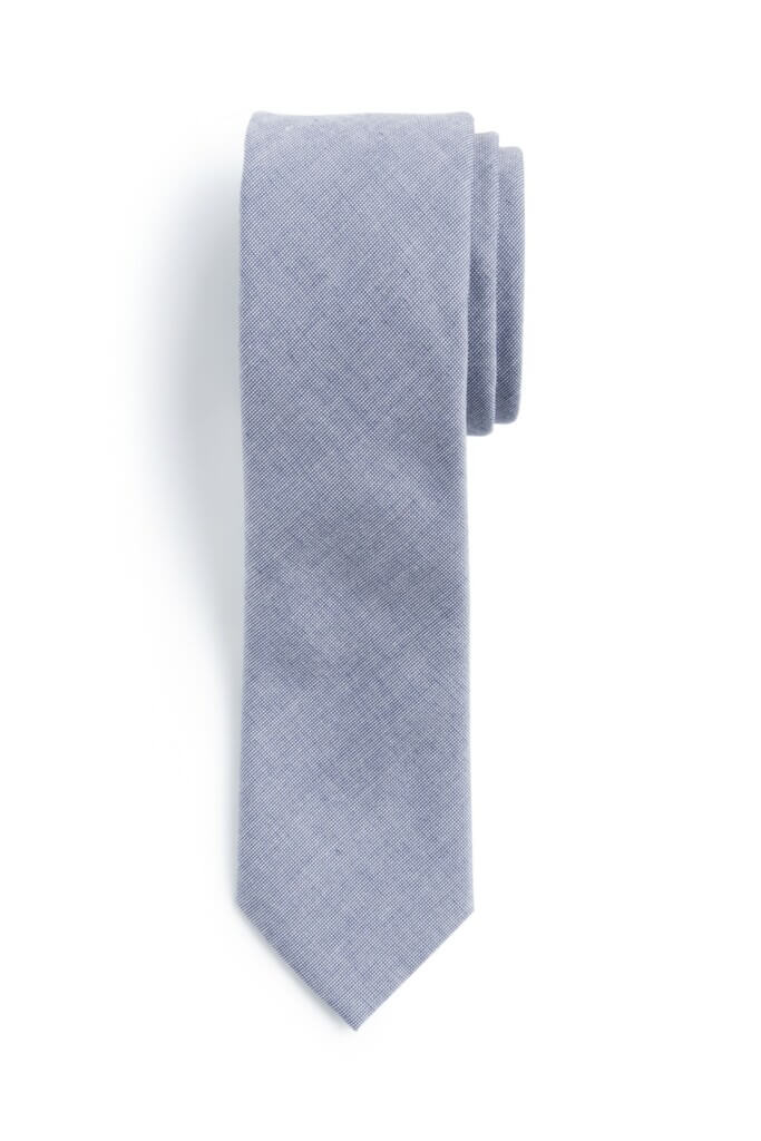 Stitch Fix men's solid light grey blue necktie.