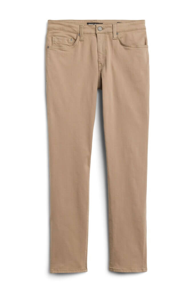 Stitch Fix men's tan jeans.