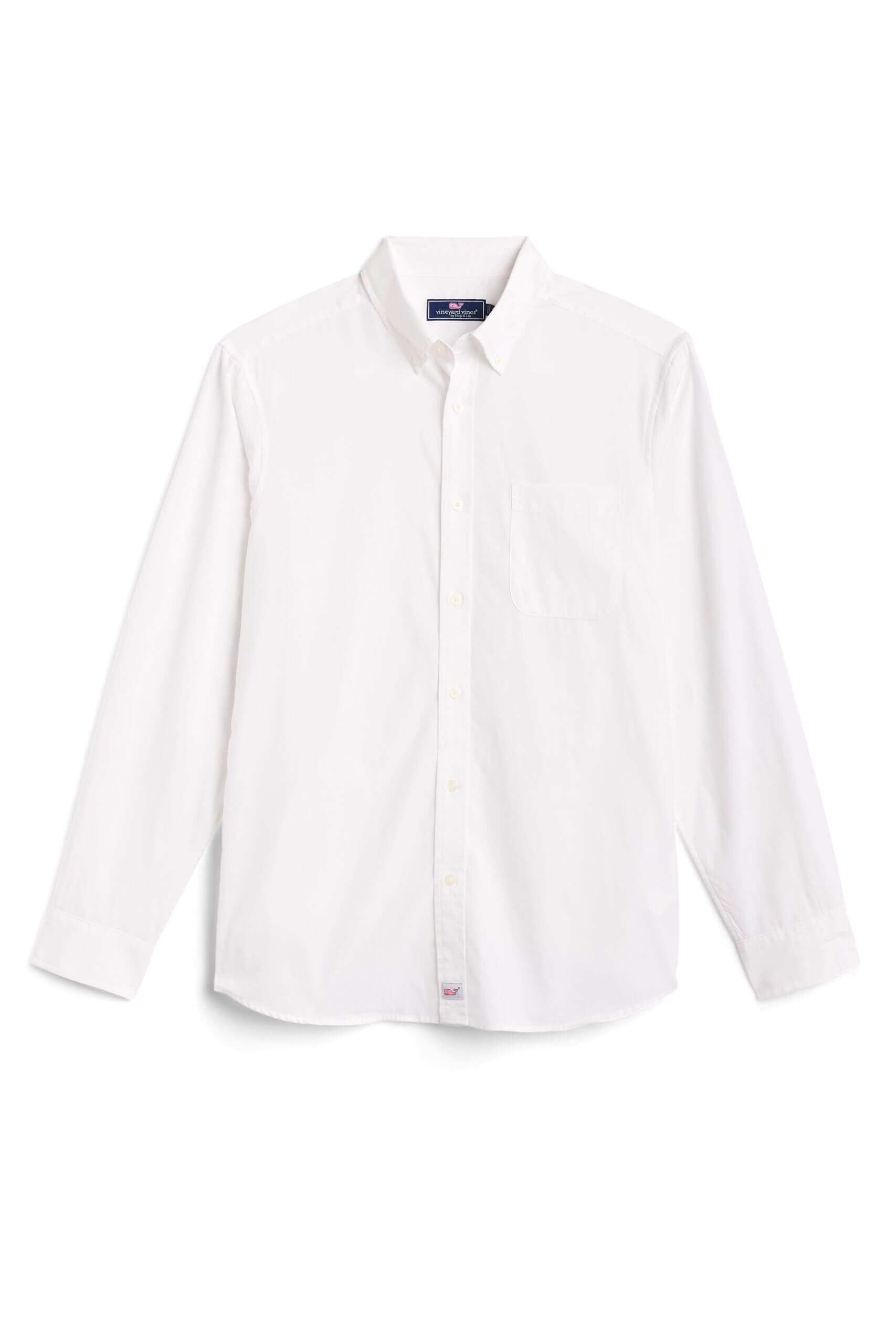 Stitch Fix men’s long-sleeved white button-down shirt.