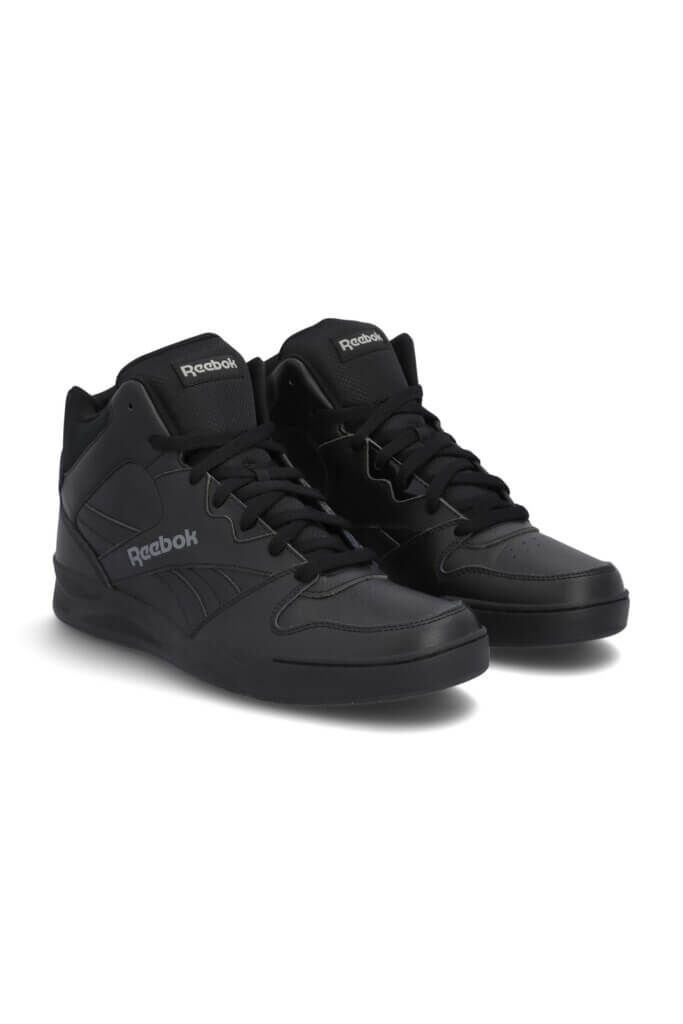 Stitch Fix men’s black high-top basketball sneakers.