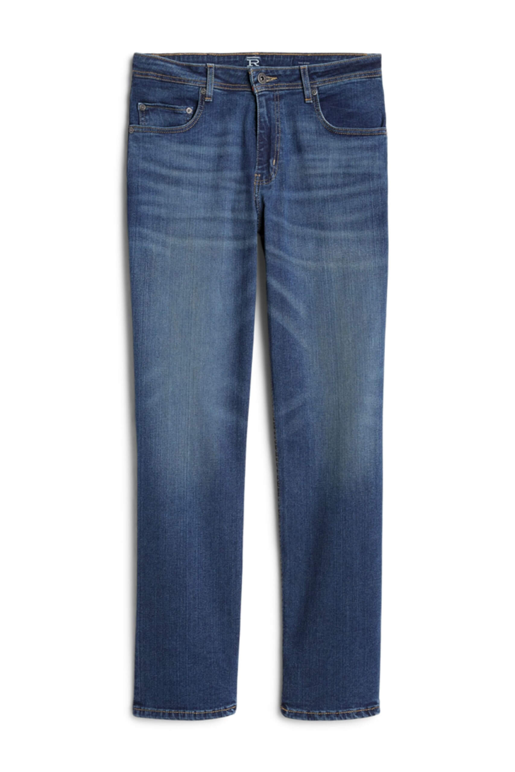 Stitch Fix Men’s straight-fit blue jeans.