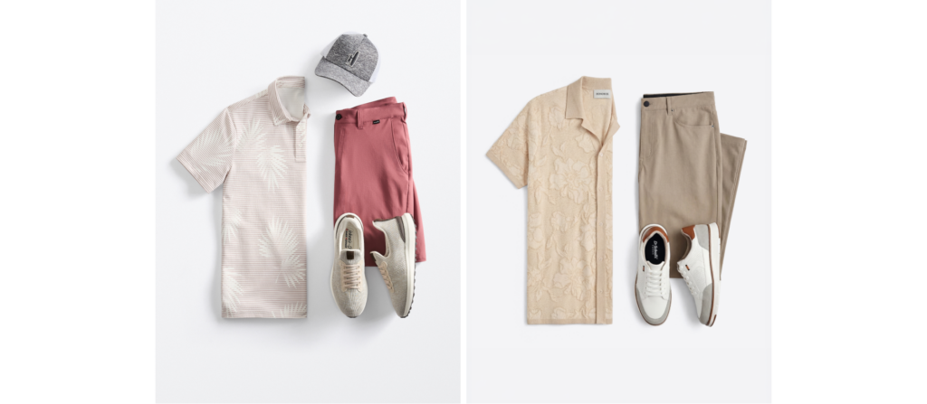Men's golfing outfits