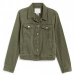 Stitch Fix women’s olive denim jacket.