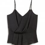 Stitch Fix women’s pleated black camisole.