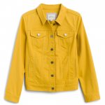 Stitch Fix women’s yellow denim jacket.
