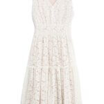 Stitch Fix women’s lace midi little white dress.