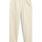 Stitch Fix women's off-white elastic waist chinos.